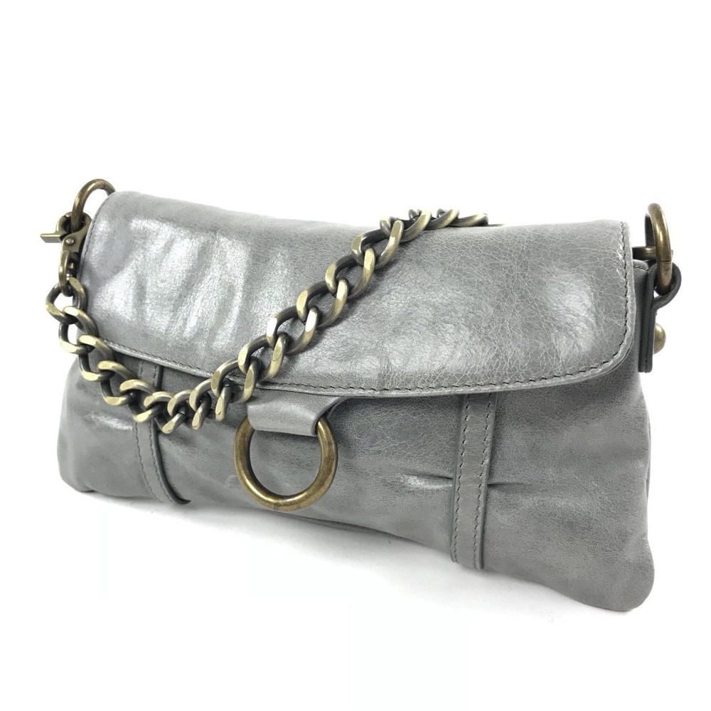 HOBO International Leather Clutch Baguette